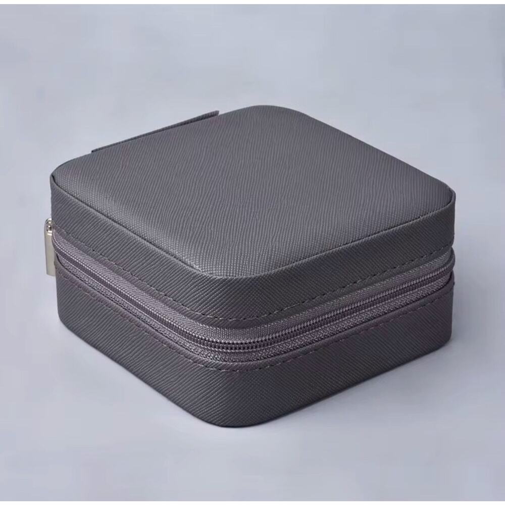Women's Small Travel Jewelry Box - Gray